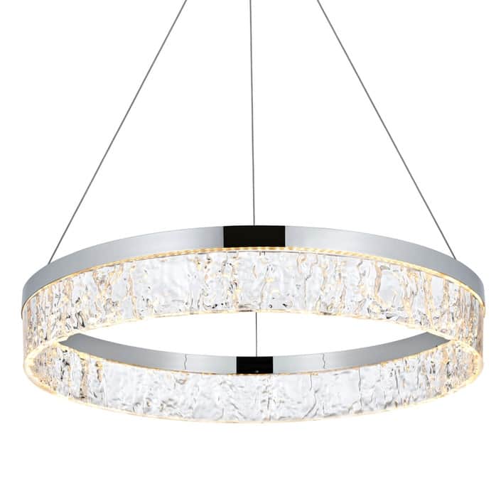 Elegant Lighting 2050D22 Linden 22" Wide LED Ring Chandelier - 2087