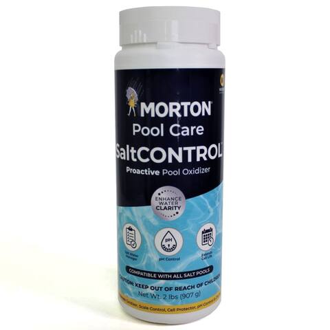 Morton Pool Care SaltCONTROL Proactive Salt Water Swimming Pool Oxidizer, 2 Lbs