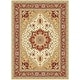 preview thumbnail 34 of 135, SAFAVIEH Lyndhurst Feryal Traditional Oriental Medallion Rug 10' x 14' - Ivory/Red