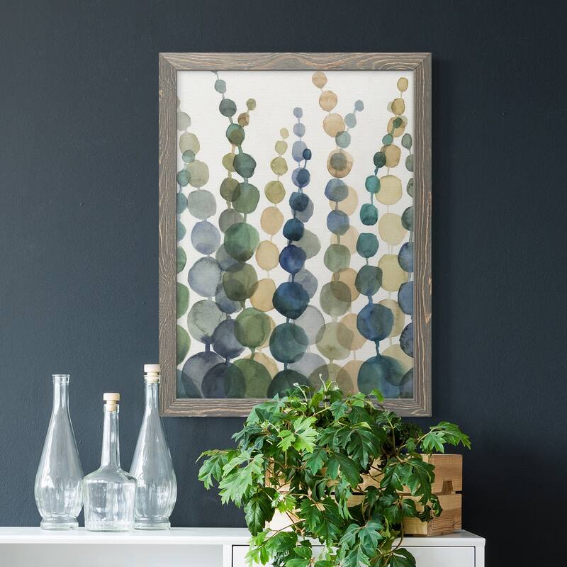Pompom Botanical I Premium Framed Canvas - Ready to Hang
