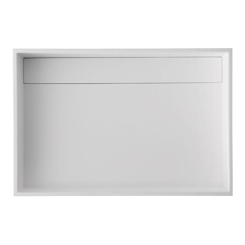 ALFI brand Black Matte 20" x 14" Solid Surface Resin Sink
