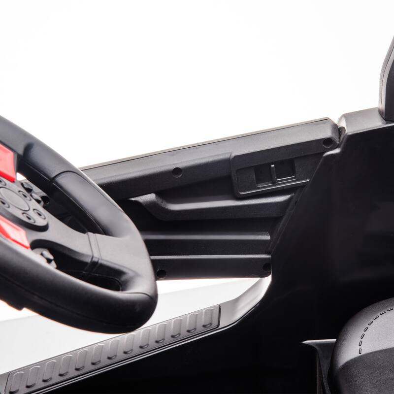Electric Car with Front LED Lights and Horn, Single Seat with a Safety Belt, Forward/Reverse Function