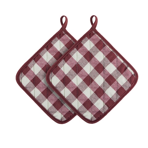 Buffalo Check Pot Holder - Set of Two - 8x8