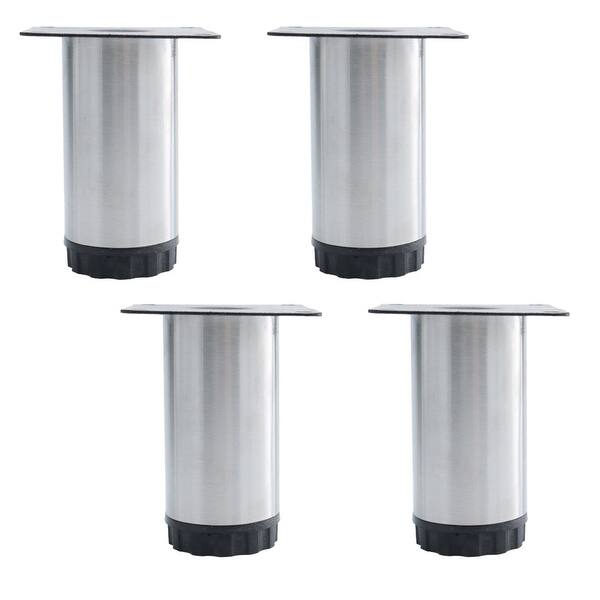 4 Furniture Leg Stainless Steel Sofa Adjustable Feet Replacement 4pcs Height 100mm 4 Inch On Sale Overstock 28765173