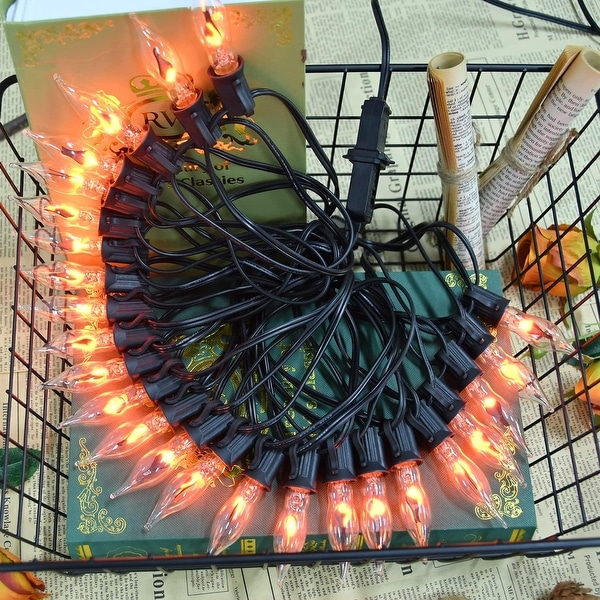 Flickering flame led lights top