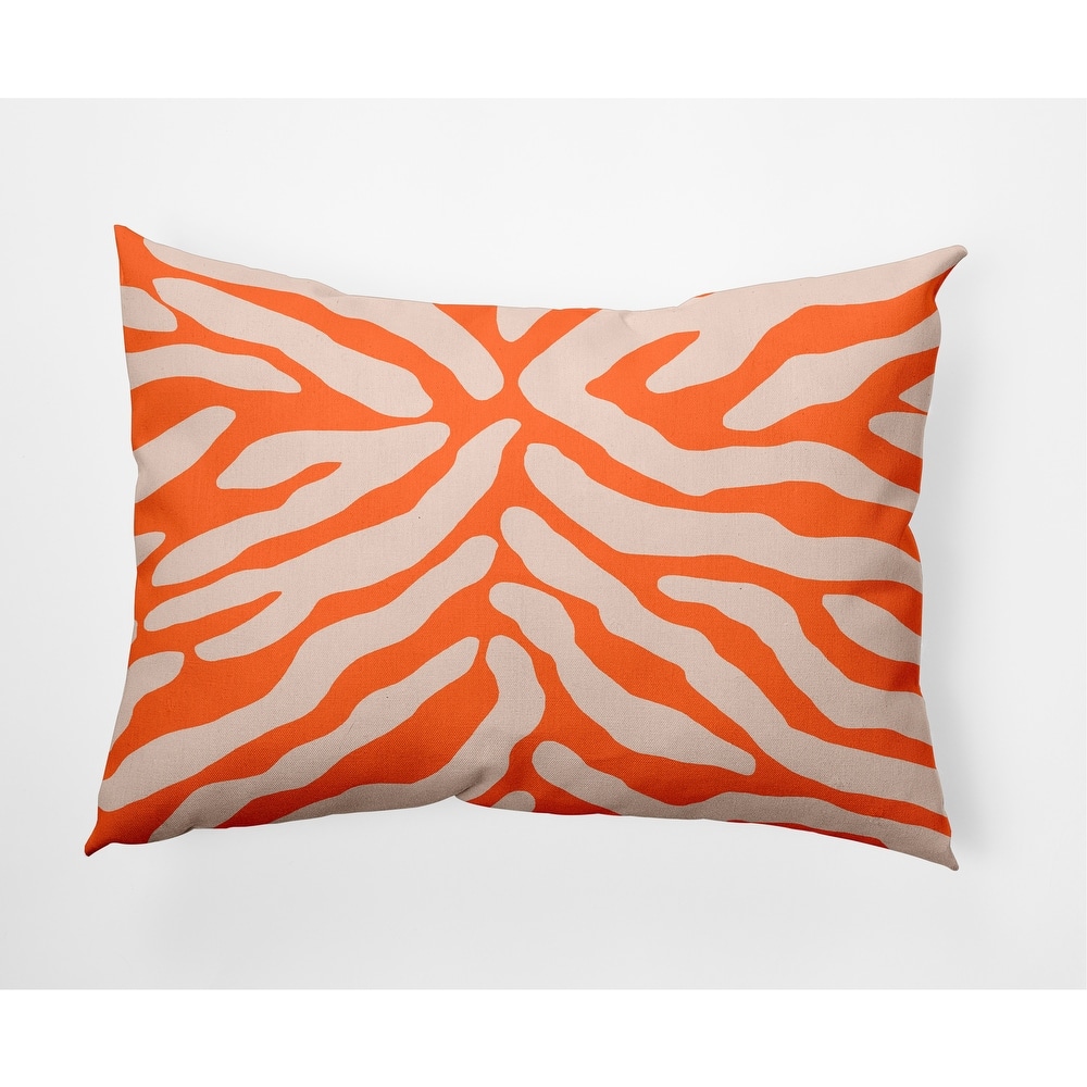 Animal Stripe Indoor/Outdoor Throw Pillow