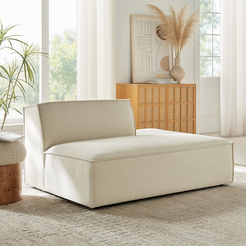 Restore Performance Fabric Upholstered Right-Facing Armless Modular Chaise