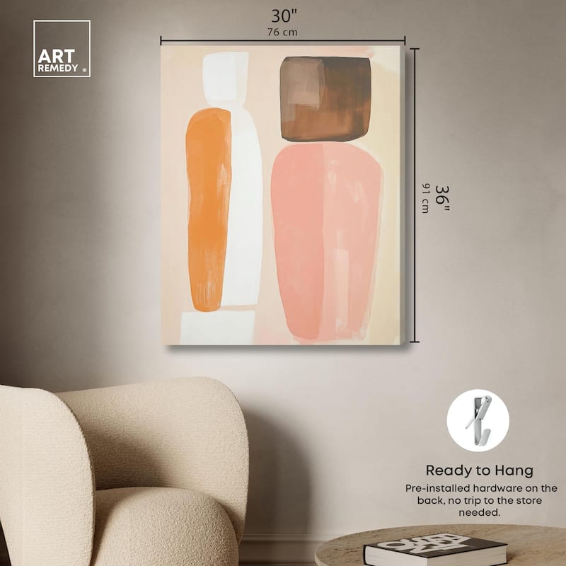 Tones of Restfulness I Canvas by Art Remedy, Gallery Wrapped