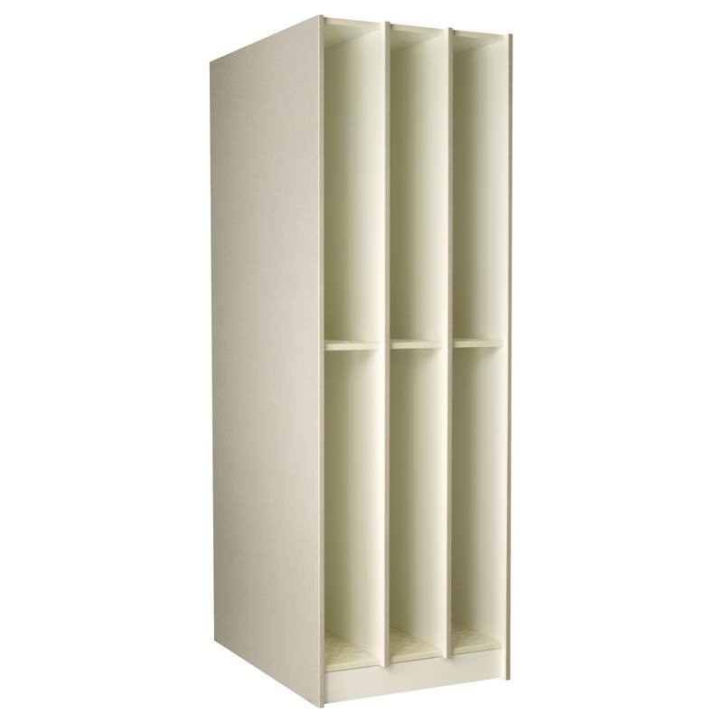 Instrument Storage Rack - 6 Compartment Music Organizer - Band & Guitar Storage - 27"W x 84"H x 40"D