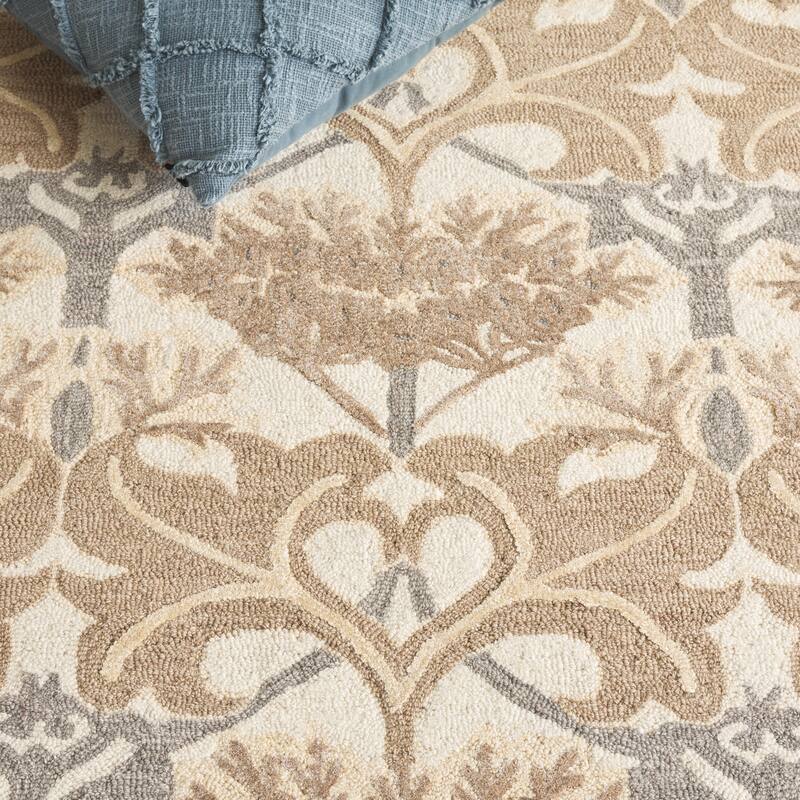 SAFAVIEH Handmade Earthly Treasure Kara Traditional Oriental Wool Rug