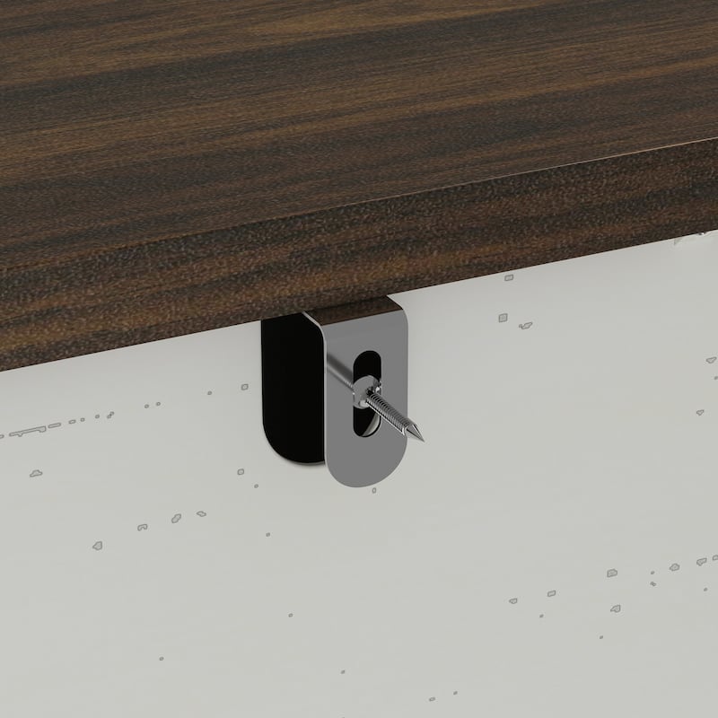 Farmhouse 5-Drawer Chest with Anti-Tip Device, Rustic Wooden Dresser for Bedroom, 36.3" Tall Storage Cabinet