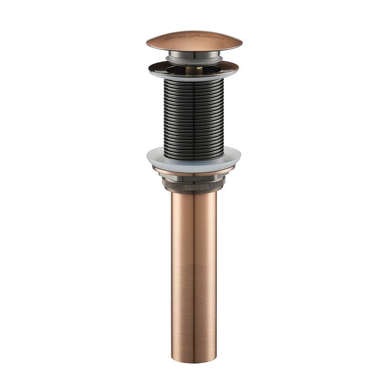 Residential Non-Overflow Pop Up Sink Drain 1.75" in Brushed Chrome