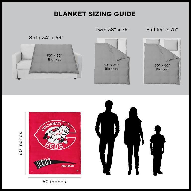 MLB CC Throwback Silk Touch Sherpa Throw Blanket
