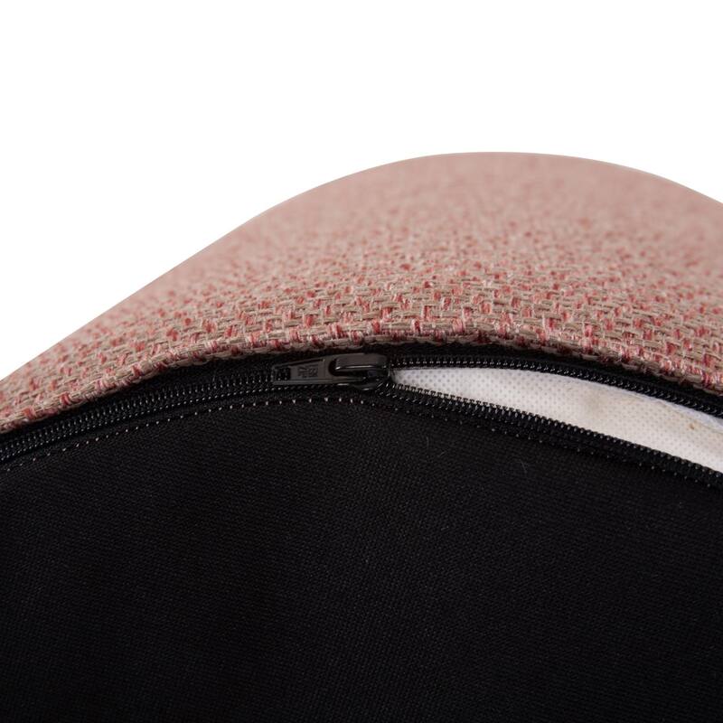 Allan Andrews No Tip Cylinder Ottoman with Cover, Panama Collection