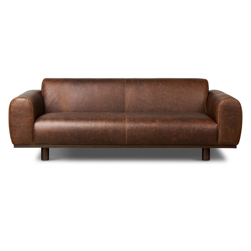 Poly and Bark Brescia Sofa in Chocolate Brown - Chocolate Brown