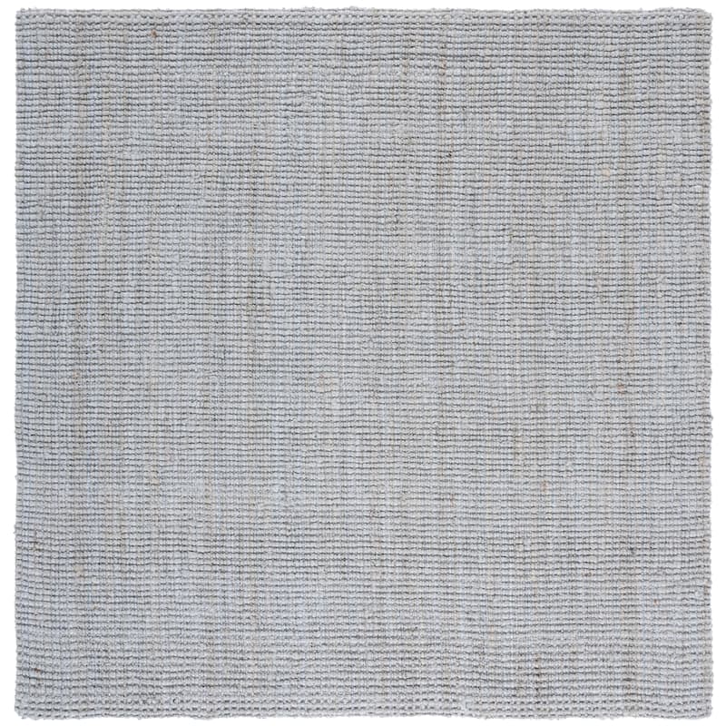 SAFAVIEH Handmade Natural Fiber Beacon Jute Rug - 3' Square - Light Grey - Square