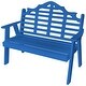 preview thumbnail 1 of 12, Poly 4' Marlboro Garden Bench Blue
