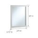 preview thumbnail 21 of 24, Design House Transitional Shorewood 30-Inch Wall Mounted Mirror