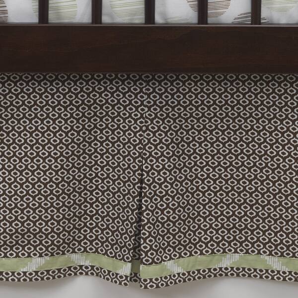 Shop Lambs Ivy Giraffe Collection Brown Green Geometric Pleated