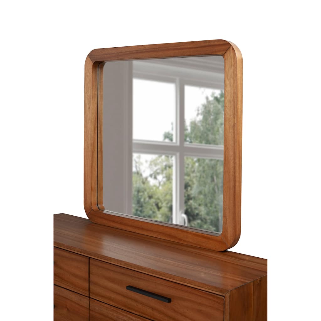 Origins by Alpine Nova Wood Bedroom Mirror