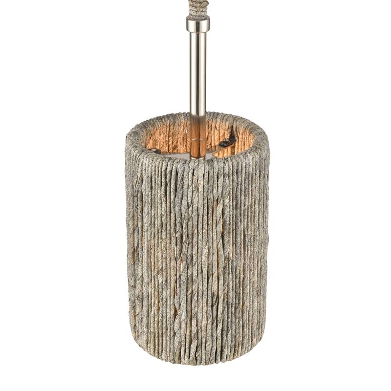 Elk Home Abaca Rope Shade Pendant