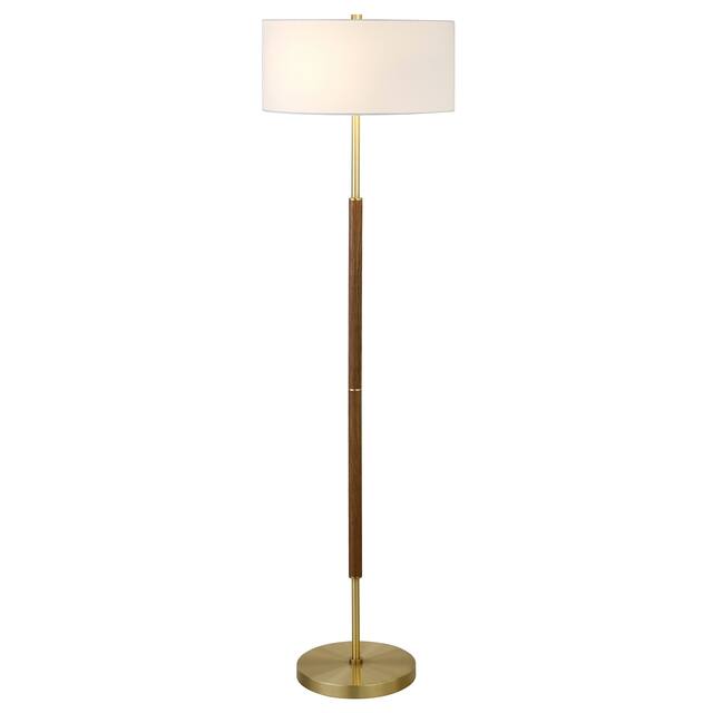Silver Orchid Gotho Pedestal Contemporary Floor Lamp