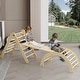 preview thumbnail 6 of 25, Foldable Pikler Triangle Set Toddler Wood Montessori Climbing Toys