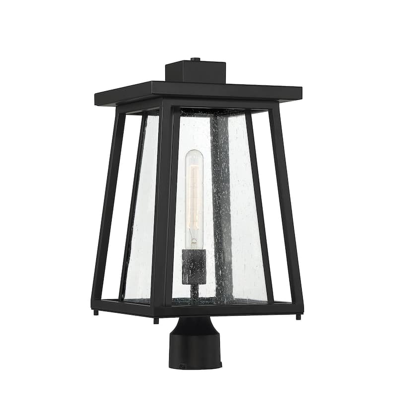Savoy House 5-2024 Denver 19" Tall Outdoor Single Head Post Light - Matte Black