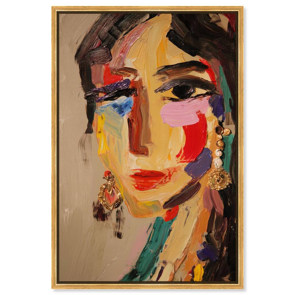 Colorful Expression II Canvas by Art Remedy