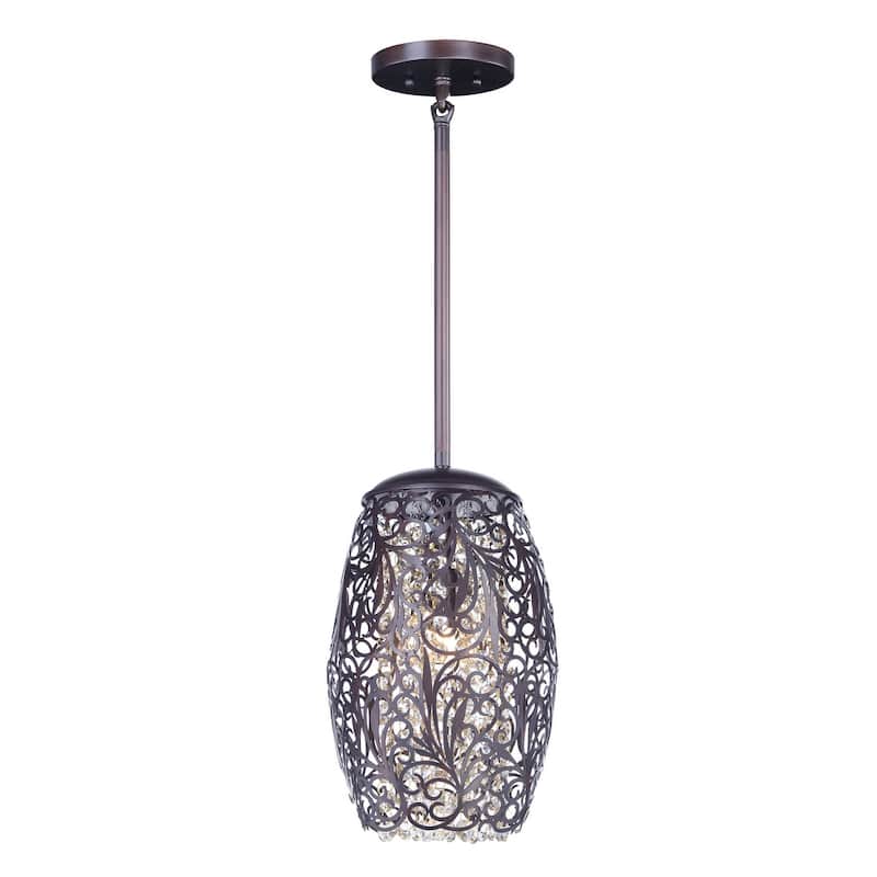 Arabesque 1-Light Mini Pendant - Oil Rubbed bronze - Oil Rubbed bronze