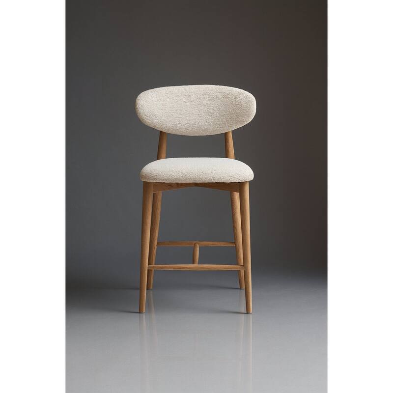 Oslo Cloudback Counter Stool - White