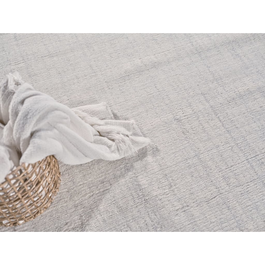 Exquisite Rugs Alpine Handmade Handloomed New Zealand Wool Ivory/Ivory Area Rug