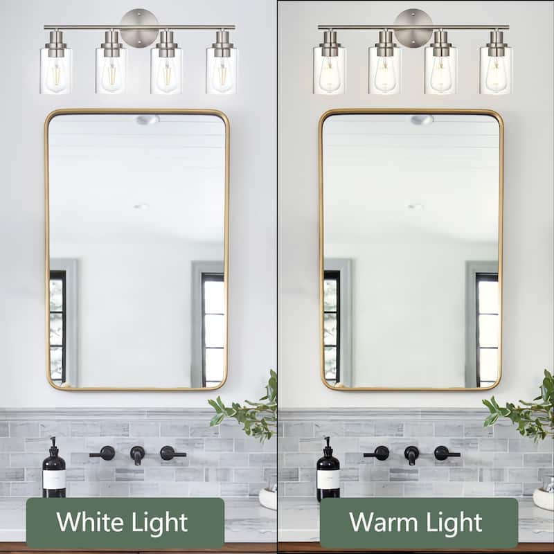 4-Light Bathroom Light Fixtures