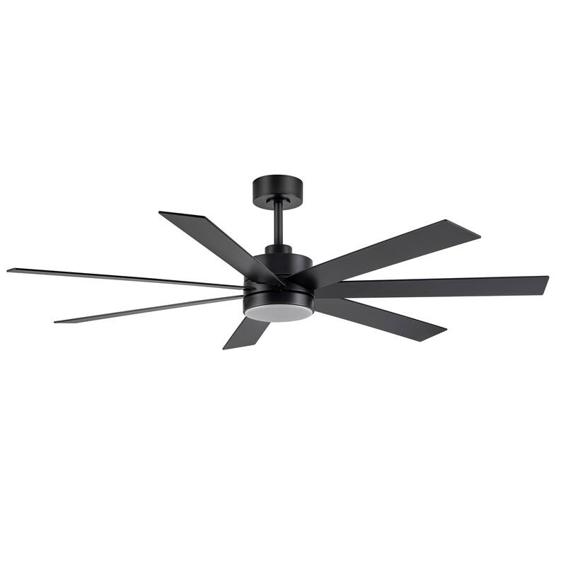 42/48/52/56/62-IN LED Ceiling Fan with Light Kit and Remote(5/7-Blade)