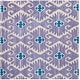 preview thumbnail 42 of 147, SAFAVIEH Handmade Wyndham Zvonka Modern Wool Rug 5' Square - Lavander/Ivory - Square