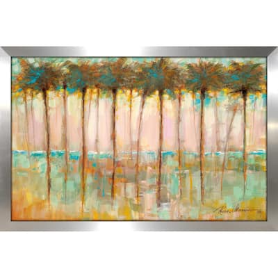 "Palms at Dusk" by Ruane Manning Print on Acrylic