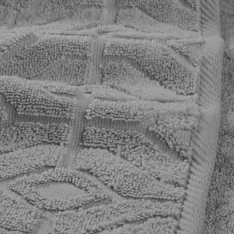 Modern Threads 6-Piece Yarn Dyed Diamond Gate Jacquard Towel Set