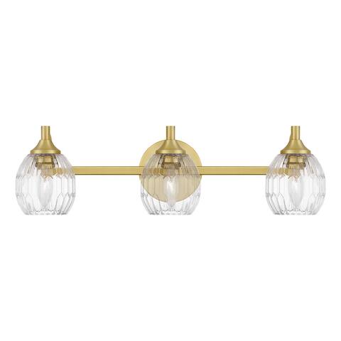 Joie 3-Light Aged Brass Vanity Light