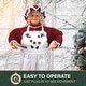preview thumbnail 7 of 17, Fraser Hill Farm 36-In. Dancing Baking Mrs. Claus with Apron and Christmas Cookies - Animated Indoor Holiday Home Decor