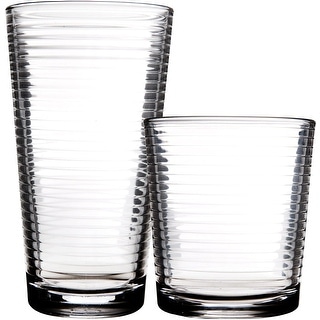 Link to Palais Glassware Striped Collection; High Quality Striped Clear Glass Set Similar Items in Glasses & Barware