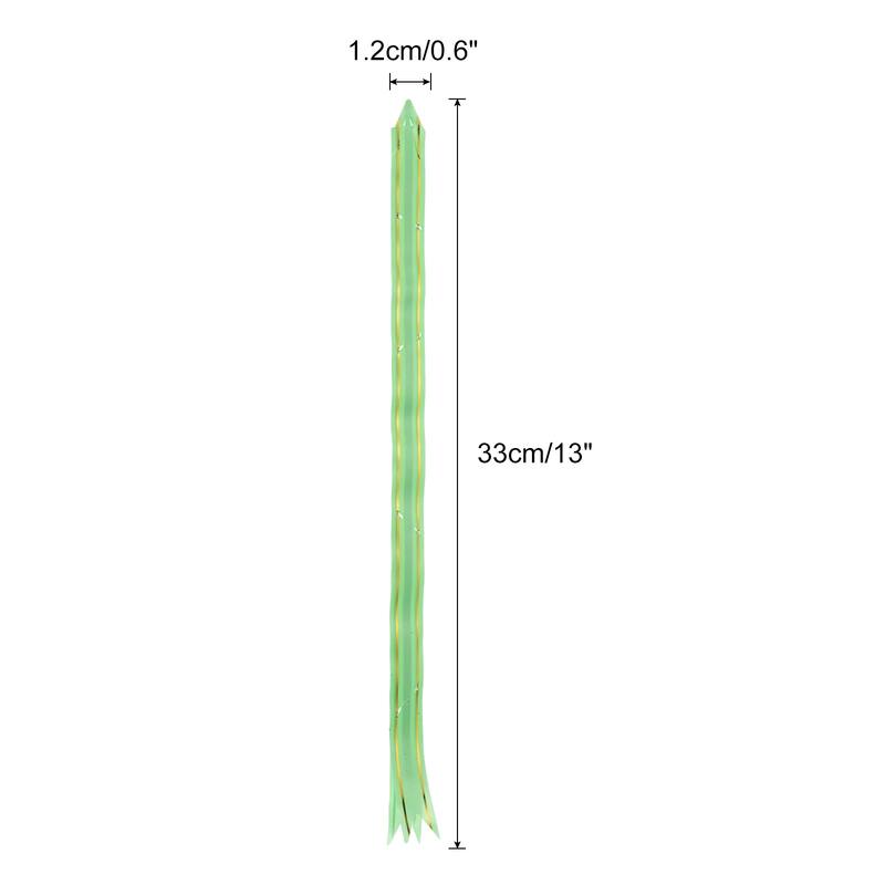 100Pcs Pull Bows Ribbon Gift Wrapping String Decorative Bow Tie - Light Green - 13"