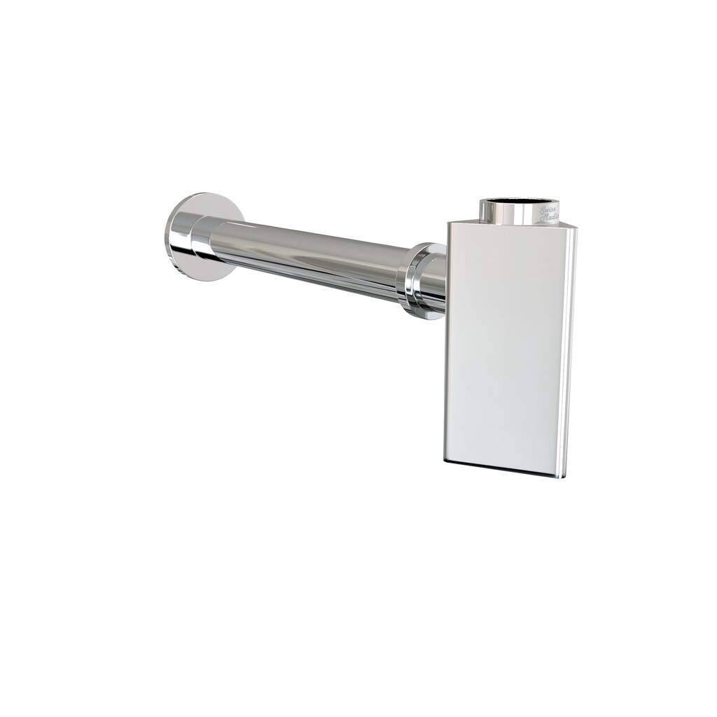 Oval Bottle Trap Drain, Chrome