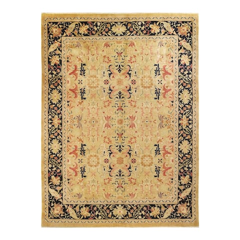 Overton Mogul, One-of-a-Kind Hand-Knotted Area Rug - Green, 9' 2" x 12' 4" - 9' 2" x 12' 4"