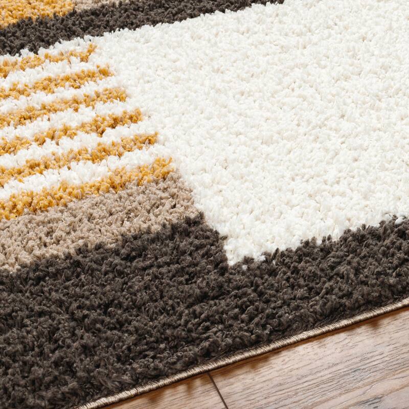 Livabliss Birmingham Mid-Century Mod Plush Area Rug