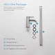 preview thumbnail 7 of 5, Lead Free Single Handle Bathroom Faucet with Water Hose