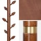 preview thumbnail 43 of 140, Tree-branch Rubberwood Freestanding Coat Rack with Hooks