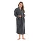 preview thumbnail 52 of 53, Superior Unisex Turkish Cotton Terry Kimono Bathrobe with Embroidery Robe