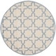 preview thumbnail 99 of 183, SAFAVIEH Handmade Cambridge Trudie Geometric Wool Rug 6' Round - Ivory/Light Blue - Round