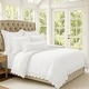 preview thumbnail 1 of 3, Elsie Lace White 6 Piece Comforter Set