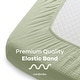 preview thumbnail 8 of 38, Muslin Fitted Bassinet Crib Sheet